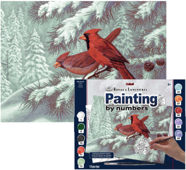 R&L Pittura con i numeri – Cardinals