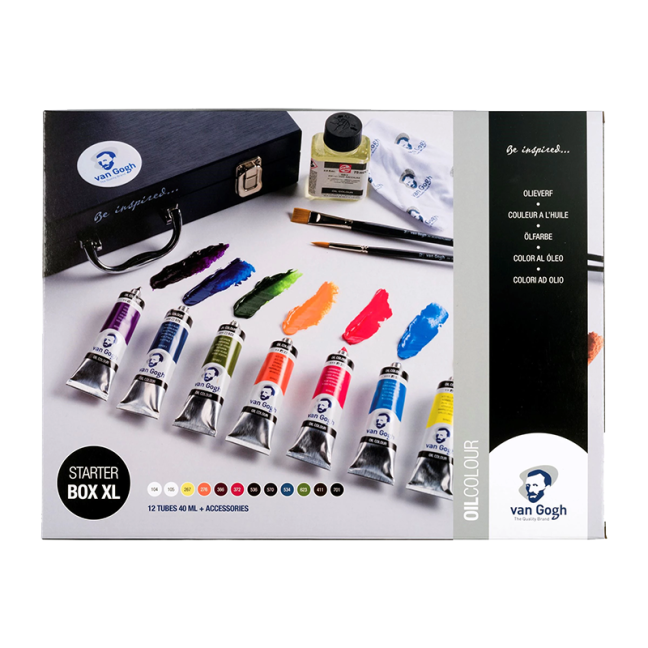 Van Gogh oil Starter Box XL 12 x 40 ml + accessoris