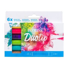 Ecoline Duotip markery Botanic set | 6 farieb