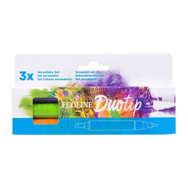 Ecoline Duotip pennarelli Set secondario | 3 colori