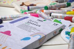 KREUL Sada fixů na textil JUNIOR – 18 ks