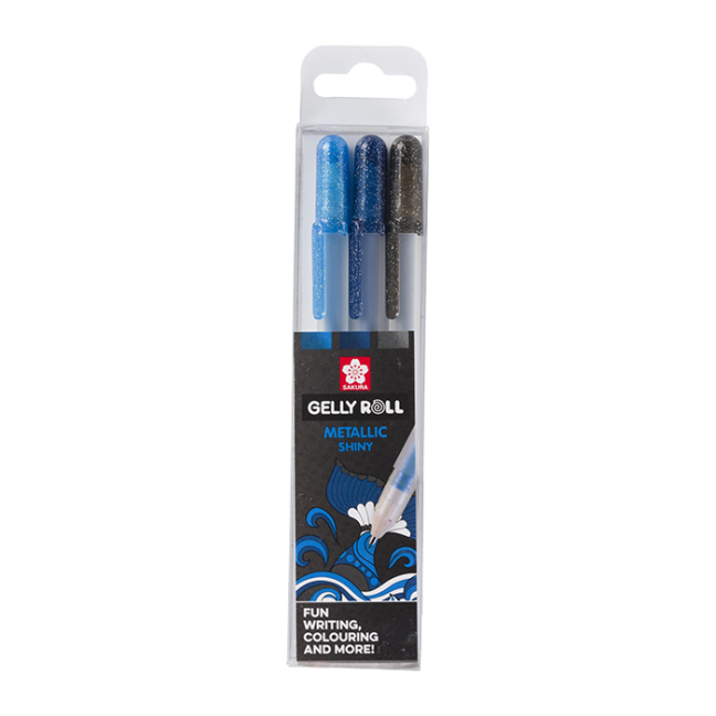 Sakura Gelly Roll Metallic set 3 pz - Ocean