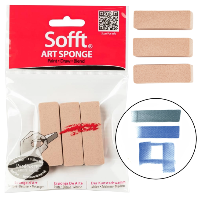 PanPastel set de bureți pentru pastel 3 bucăți – alegeți un set