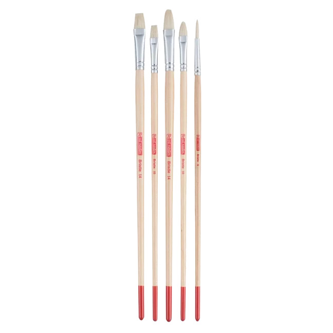 Pennelli per olio/acrilico/gouache ArtCreation - set 5 pezzi