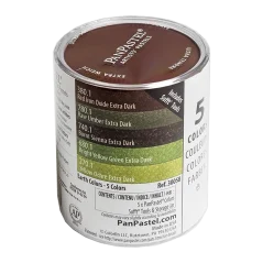 PanPastel Extra Dark Earth Shades set pastela – 5 kom
