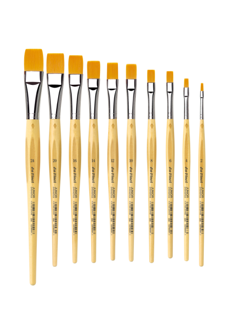 daVinci JUNIOR pennelli piatti - serie 304 - scegli la misura