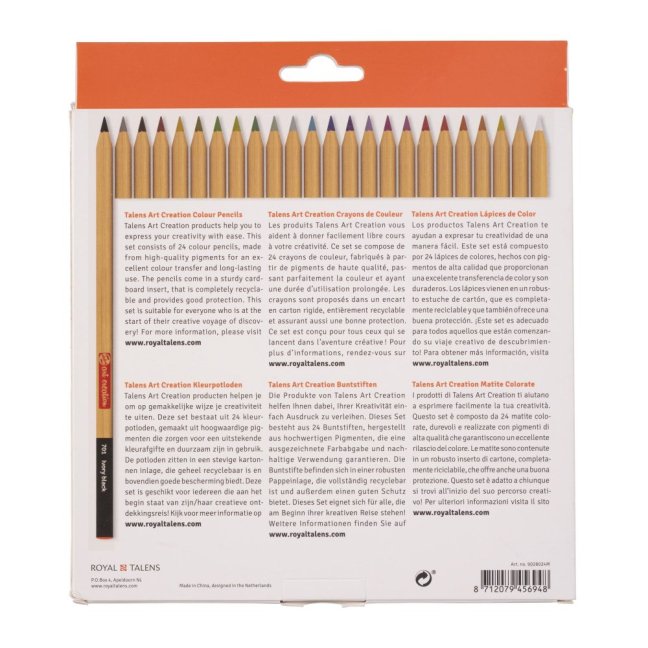 Set di matite colorate ArtCreation - 24 pezzi
