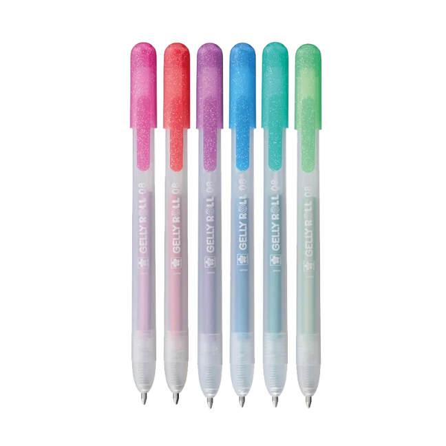 Sakura Gelly Roll – penne gel metallizzate, set da 6 pz