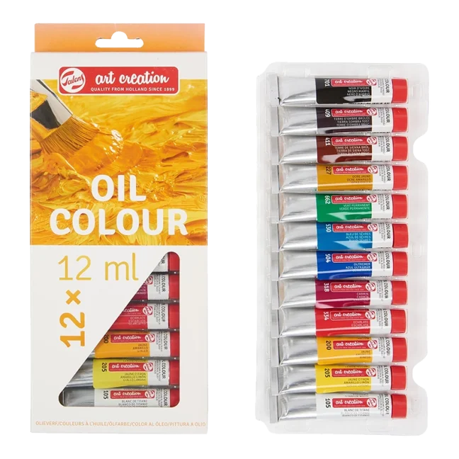 Colori a olio Talens ArtCreation - set 12 x 12 ml