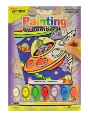 R&L Számozott kifestő gyerekeknek – Outerspace