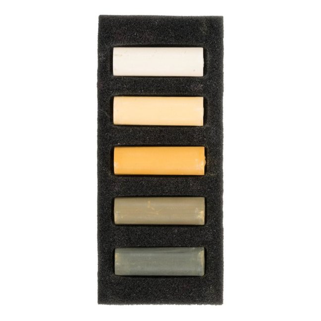 Suchý pastel REMBRANDT měkké - Yellow Ochres - sada 5 pol.pastelů