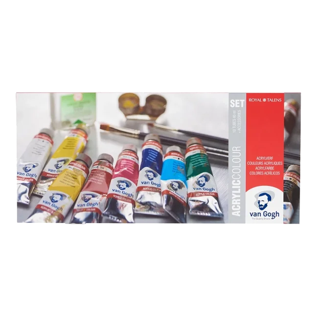 Culori acrilice Van Gogh  - combi set 10 x 40 ml