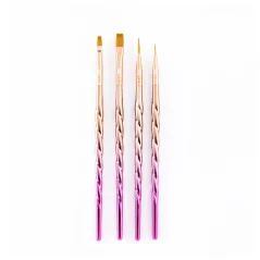 R&L Set de pensule pentru ulei/acril/acuarelă MYTHOS – 4 buc