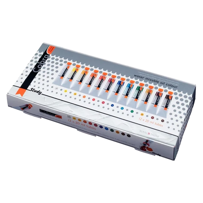 Colori a olio Cobra Study - set 12 x 20 ml