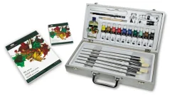 Set di pittura Mixed Media in scatola di legno - Royal & Langnickel ZEN - set 53 pezzi