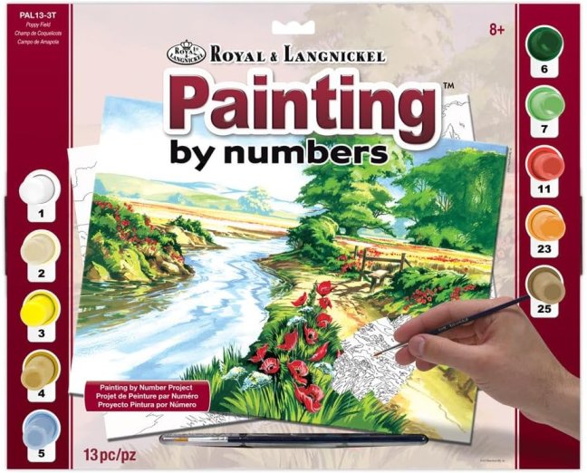 R&L Pittura con i numeri – Poppy Field