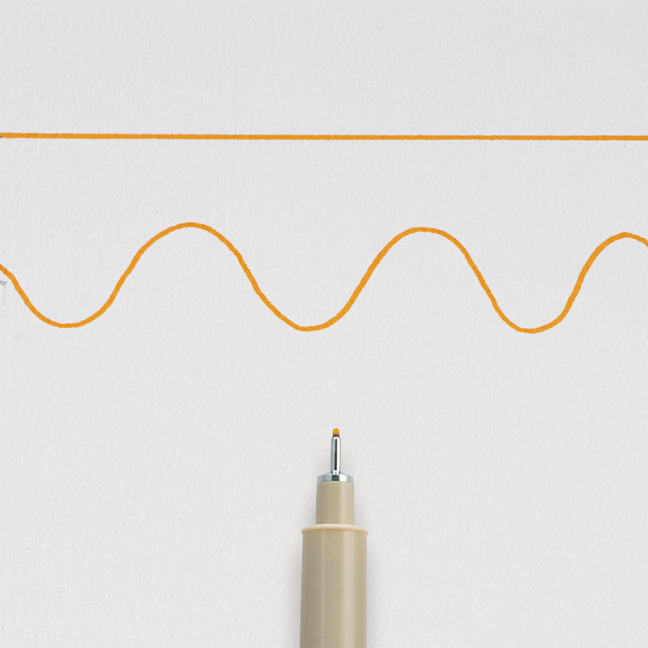 Penna tecnica SAKURA Pigma Micron® Orange - scegli la dimensione della punta