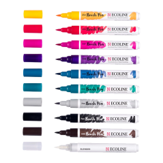 Ecoline sada akvarelových pier Galaxy - 10 farieb