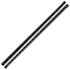 Plastové pravítko LENIAR 30 cm - BLACK