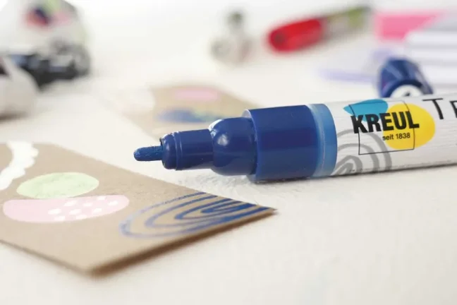 KREUL Set di pennarelli acrilici TRITON medium – 6 pz