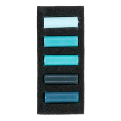 Suchý pastel REMBRANDT měkké - Cool Greens - sada 5 pol.pastelů