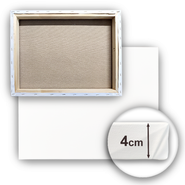 Výpredaj maliarske plátno - Bavlna 3D (4cm)