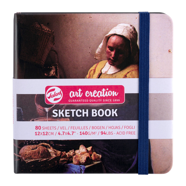 Art Creation blocco da disegno 12x12cm, 140g, 80 fogli