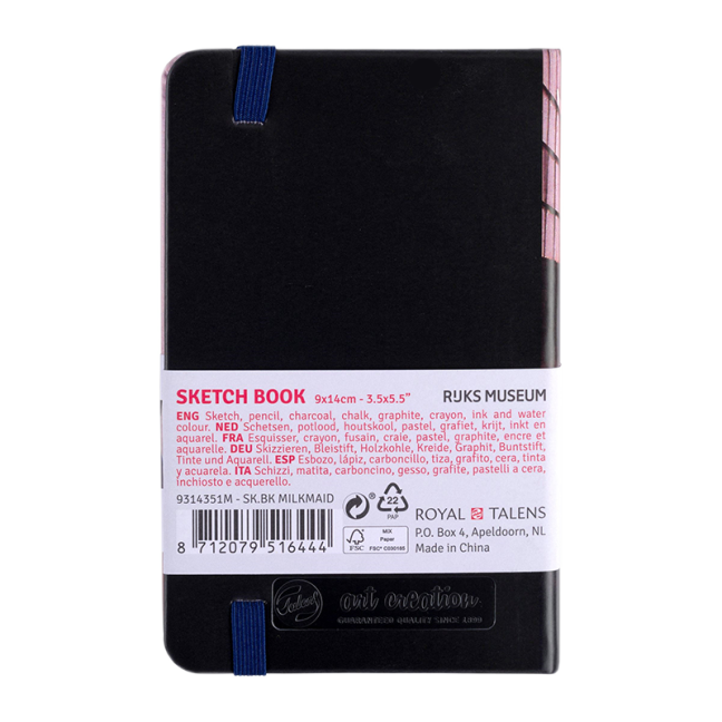 Blocco da schizzi Art Creation 9x14cm, 140g, 80 fogli