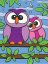R&L Számozott kifestő gyerekeknek – Owls
