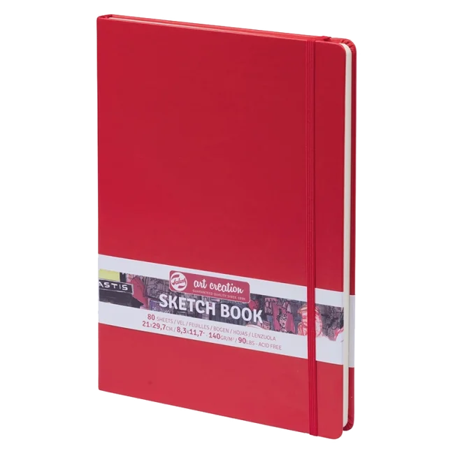 Blocco da disegno Art Creation 21x29,7cm - Red