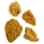 Set di 4 spugne naturali