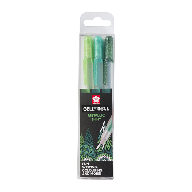 Sakura Gelly Roll Metallic set 3 pezzi - Forest