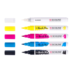 Ecoline Brush Pen set Primary - 5 boja