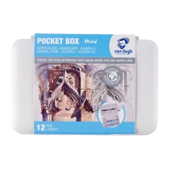 Van Gogh Watercolor pocketbox 12 kom - Muted Colours
