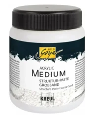 KREUL Štruktúrovacia pasta SOLO GOYA – hrubý piesok – 1000 ml