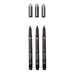 Sakura Pigma Micron Black Edition set od 3 kom + torbica gratis