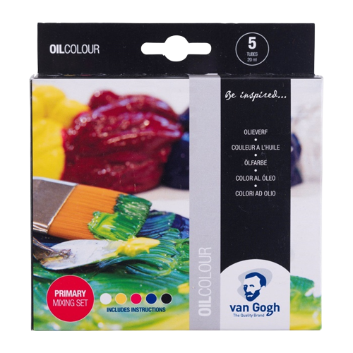 Set Van Gogh Primary Mixing colori a olio – 5 × 40 ml