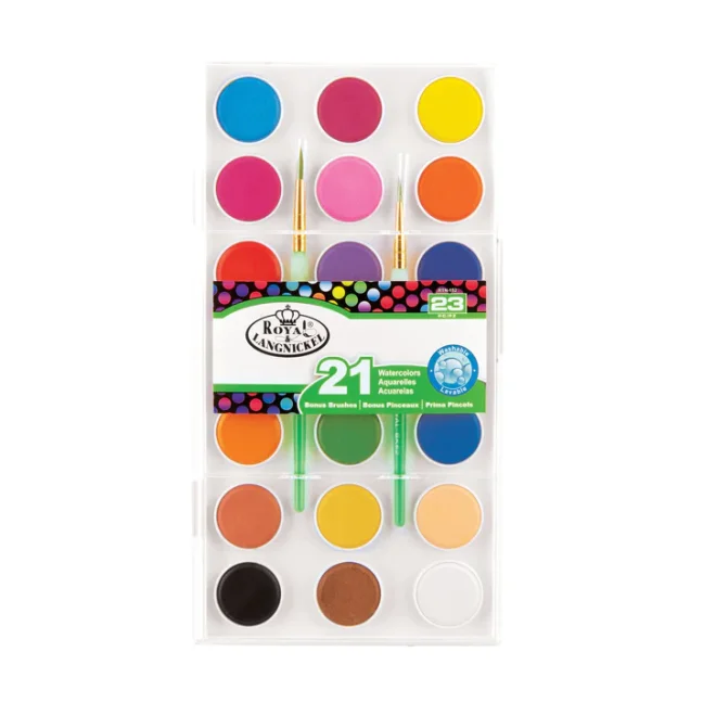 Royal Langnickel akvarell festék készlet kefével - 24db