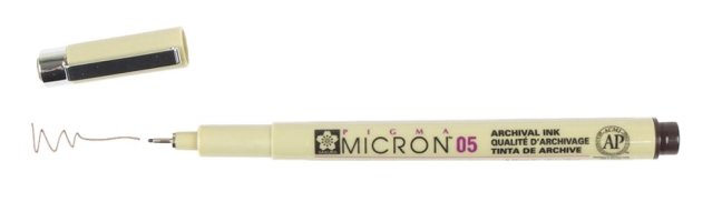 Penna tecnica SAKURA Pigma Micron® Seppia - scegli la dimensione della punta