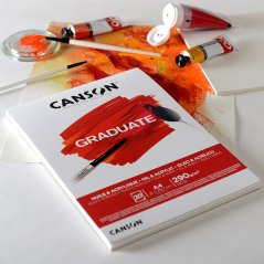 CANSON Graduate olej/akryl 290g 20 listov - rôzne veľkosti