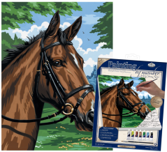 R&L Slikanje po brojevima na platnu – Thoroughbred