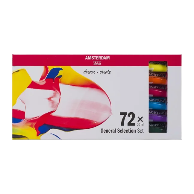 Amsterdam akril festékek - 72 x 20 ml készlet - General selection