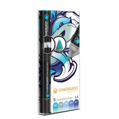 Chameleon sada 5ks - Blue