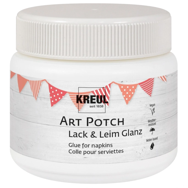KREUL Colla e vernice Art Potch – GLOSSY – 150 ml