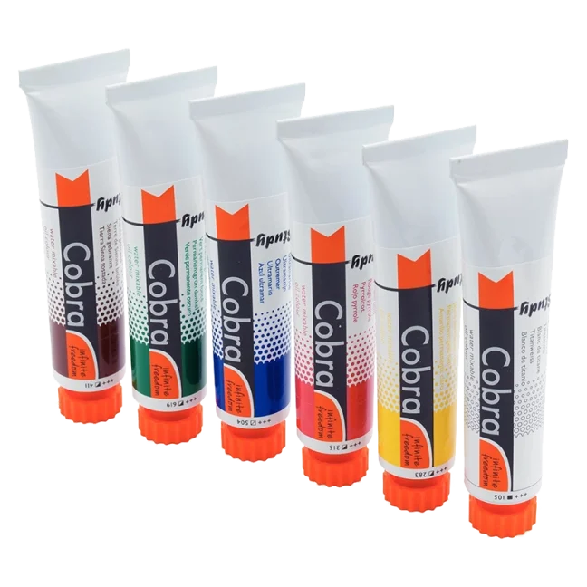 Colori a olio Cobra Study - set iniziale 6 x 20 ml