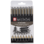 Set di penne tecniche Sakura Pigma Micron - 8 pezzi