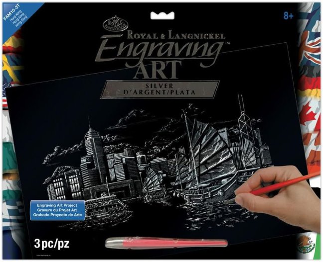 R&L Disegno da grattare – Hong Kong