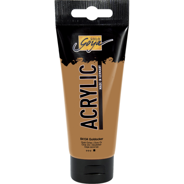 KREUL Colore acrilico Solo Goya – 100 ml - KREUL colore acrilico Solo Goya 100 ml - scegli la tonalità: 84134 - Gold Ocher