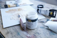 KREUL Štruktúrovacia pasta SOLO GOYA – hrubý piesok – 1000 ml