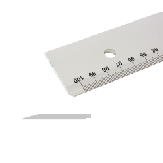 Hliníkové pravítko s T-profilem LENIAR - 100 cm